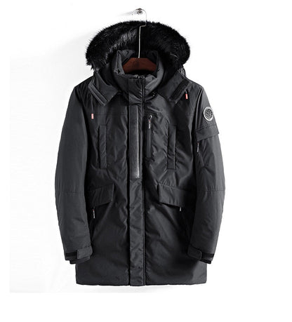 Parka D’Hiver avec Capuche En Fourrure pour Homme | Idéale pour La Saison Froide