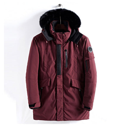 Parka D’Hiver avec Capuche En Fourrure pour Homme | Idéale pour La Saison Froide