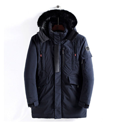 Parka D’Hiver avec Capuche En Fourrure pour Homme | Idéale pour La Saison Froide