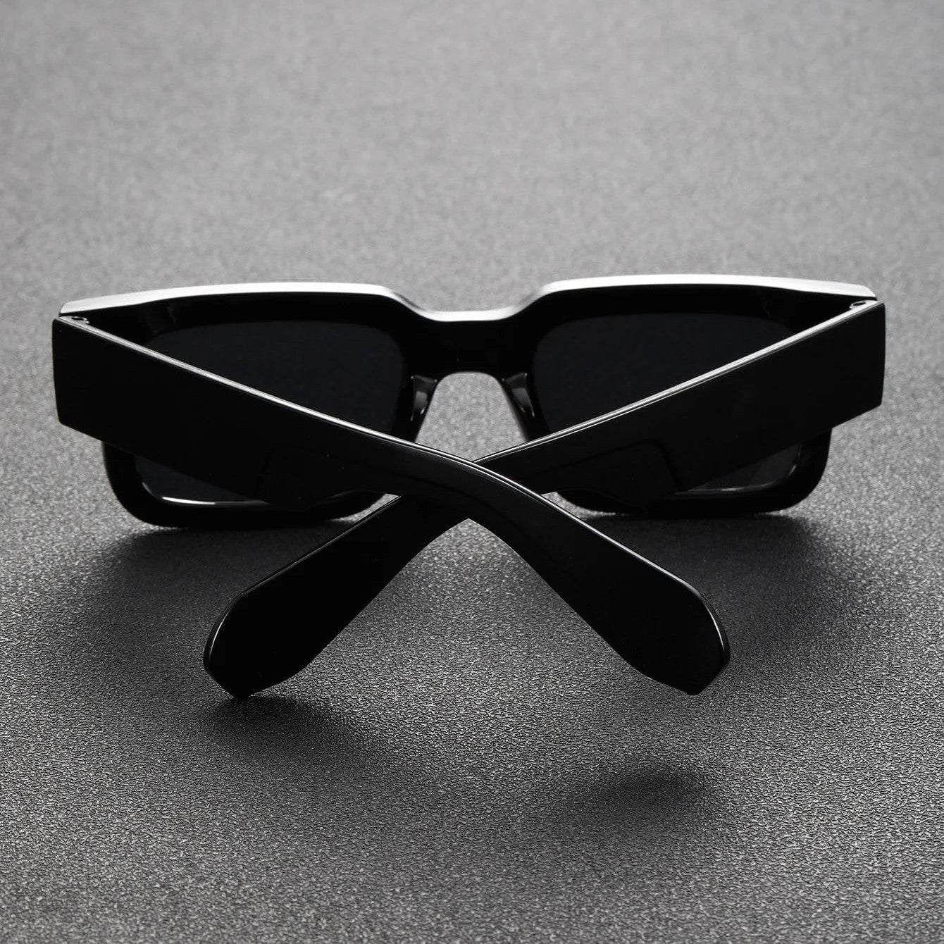 Lunettes de soleil rectangulaires à monture épaisse pour femme | Idéal pour toutes les saisons