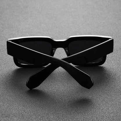 Lunettes de soleil rectangulaires à monture épaisse pour femme | Idéal pour toutes les saisons