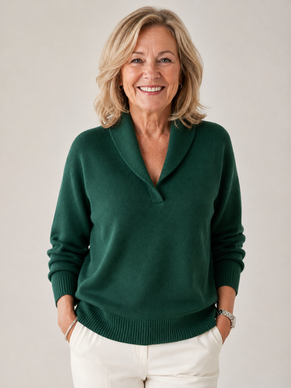 Pull à col châle pour femmes
