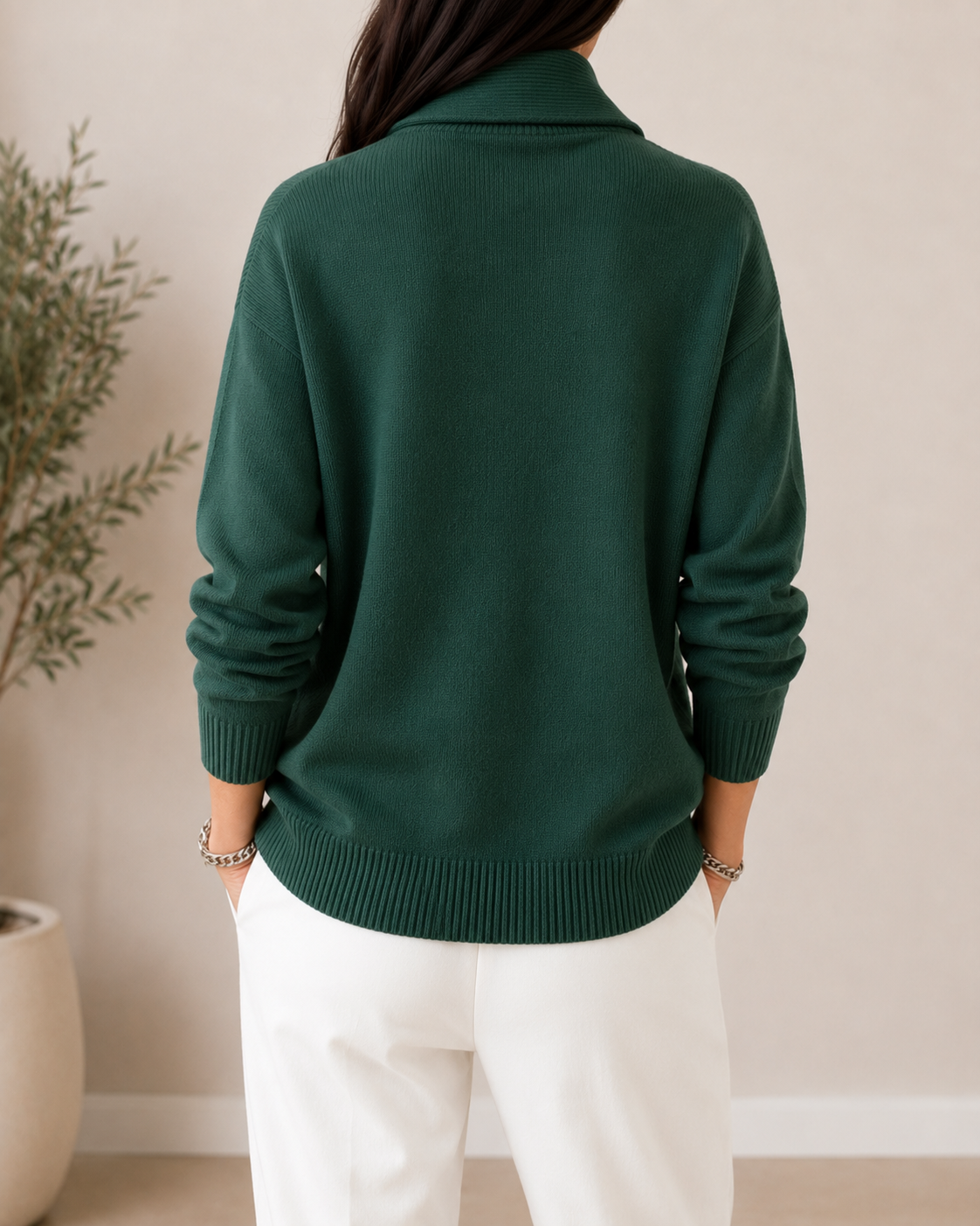 Pull à col châle pour femmes