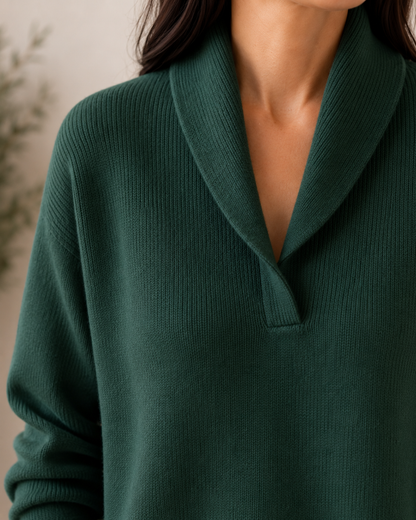 Pull à col châle pour femmes