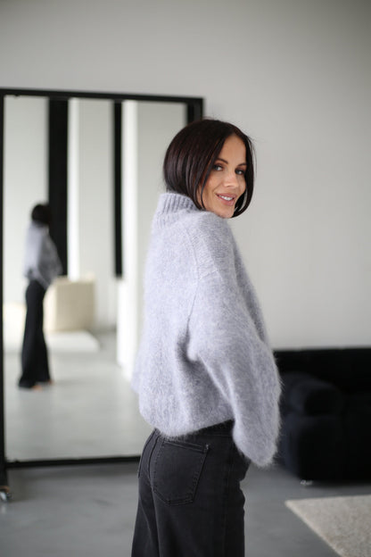 Pull à col montant pour femmes