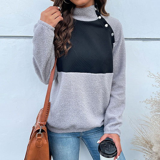 Pull à col montant pour femmes