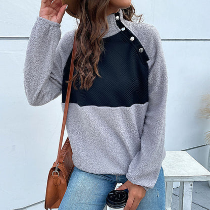Pull à col montant pour femmes