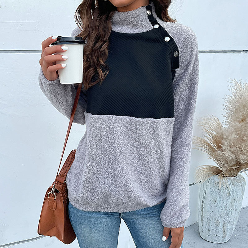 Pull à col montant pour femmes