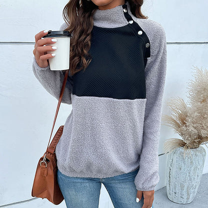 Pull à col montant pour femmes