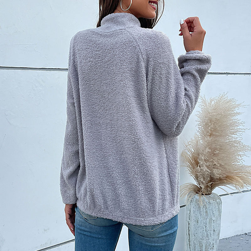 Pull à col montant pour femmes