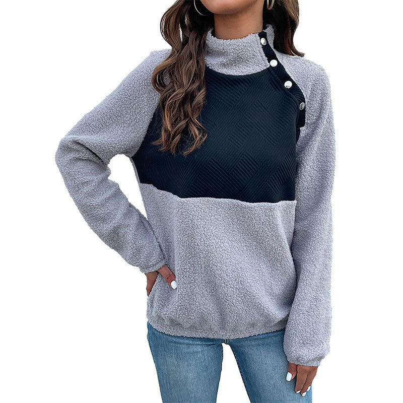 Pull à col montant pour femmes
