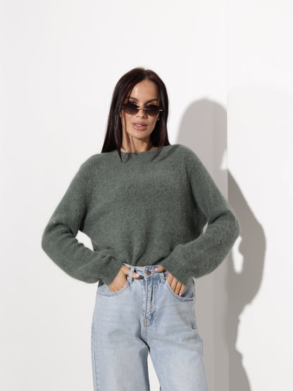 Pull à col rond pour femmes