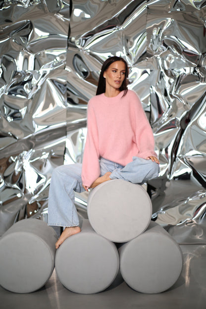 Pull à col rond pour femmes