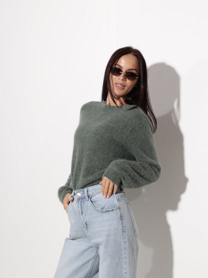 Pull à col rond pour femmes