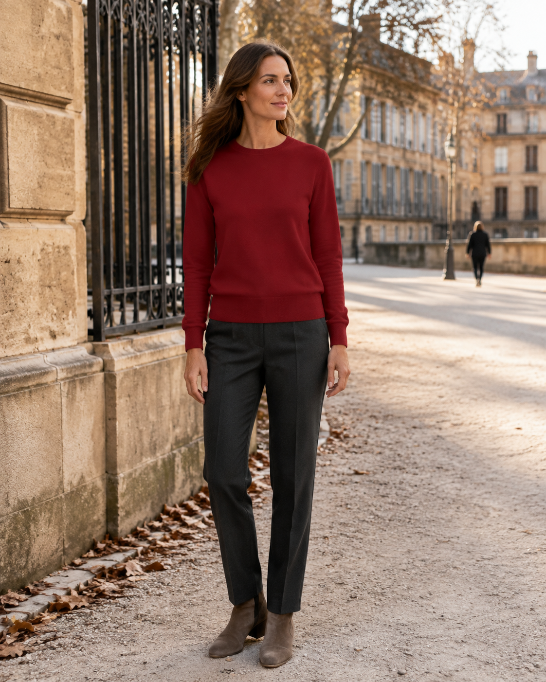 Pull à col rond pour femmes
