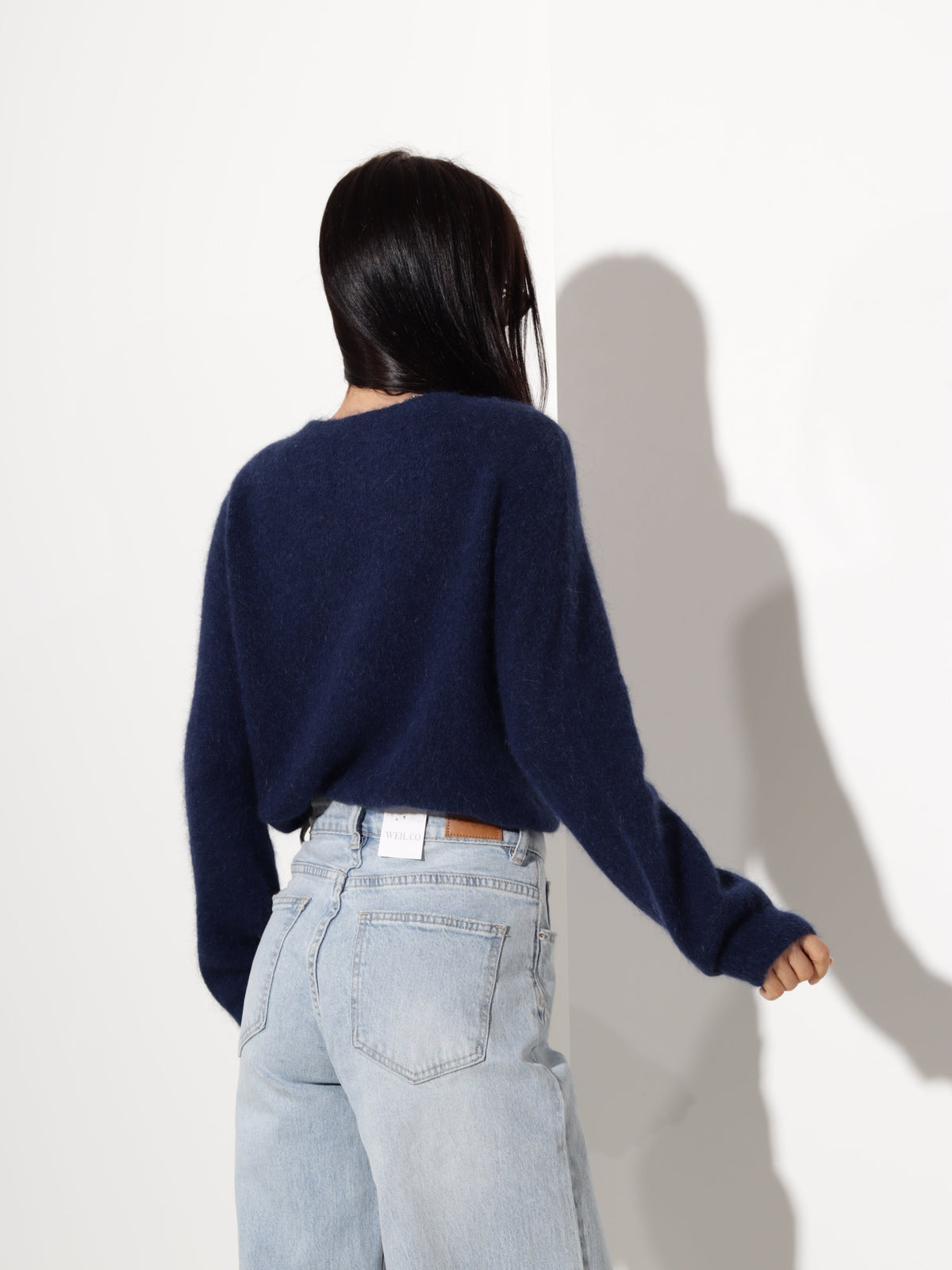 Pull à col rond pour femmes