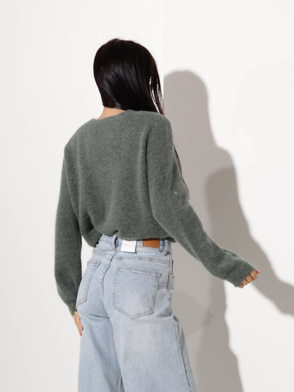 Pull à col rond pour femmes