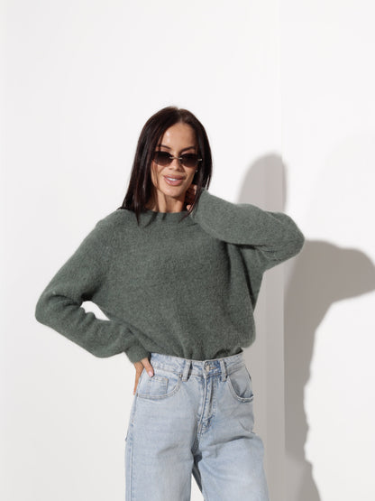Pull à col rond pour femmes