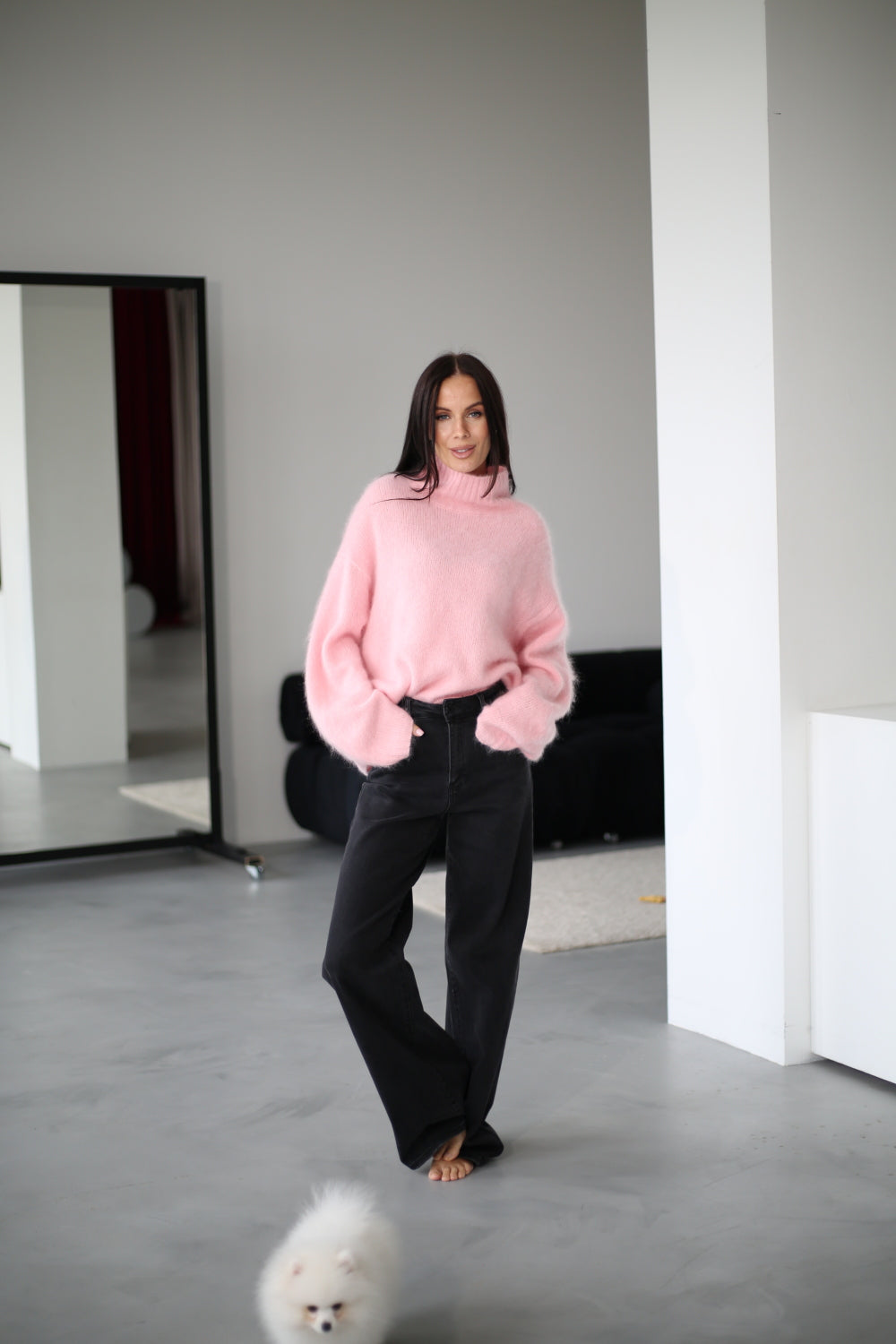 Pull à col roulé pour femmes