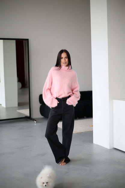 Pull à col roulé pour femmes