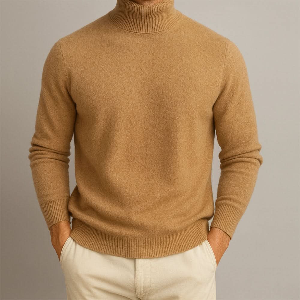 Pull à col roulé pour hommes
