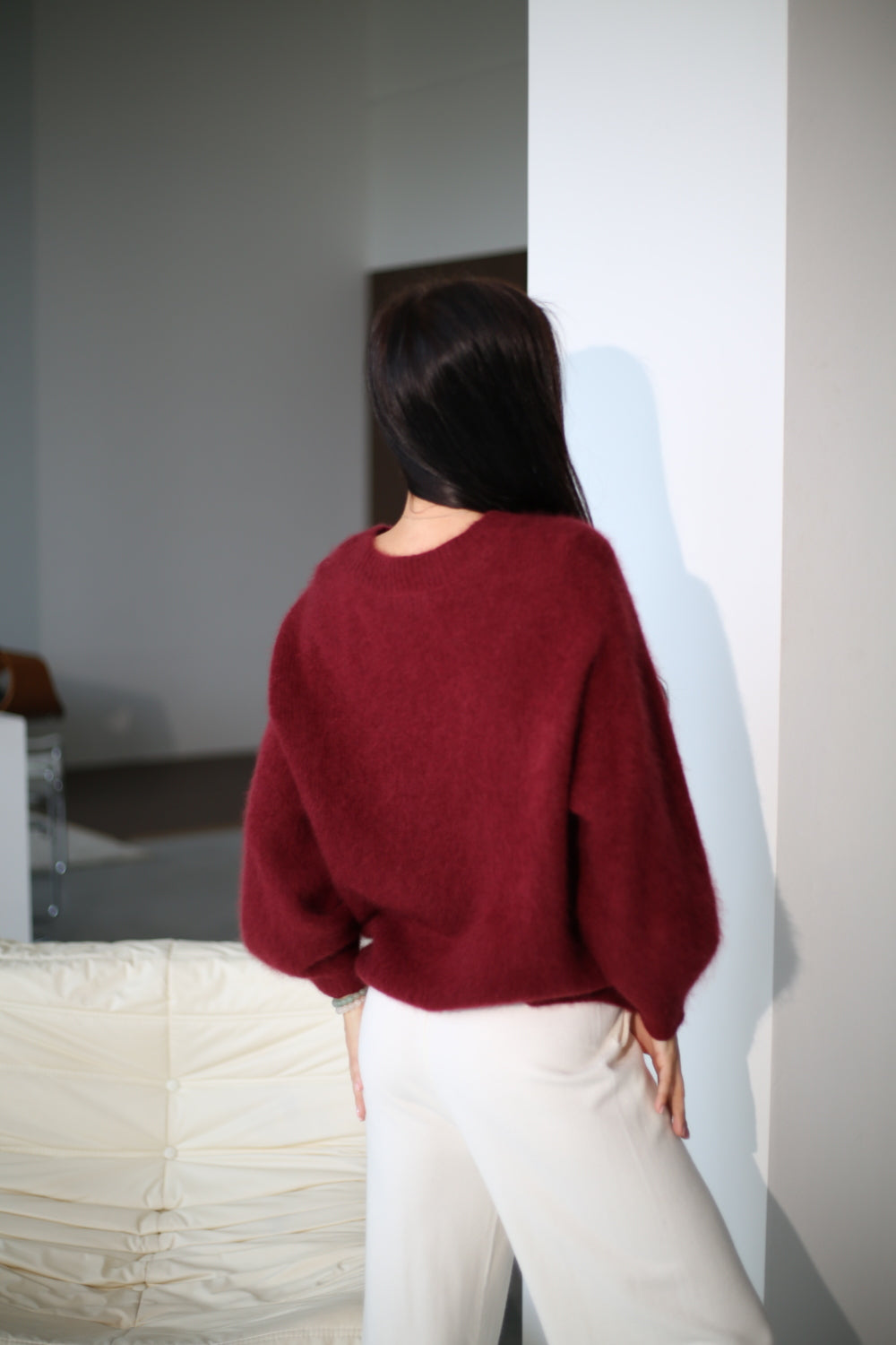 Pull à col V pour femmes