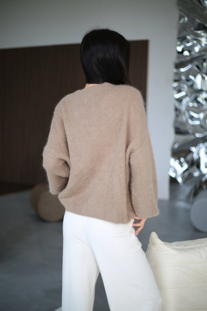 Pull à encolure ronde pour femmes