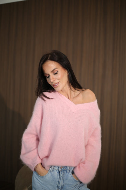 Pull col V pour femmes