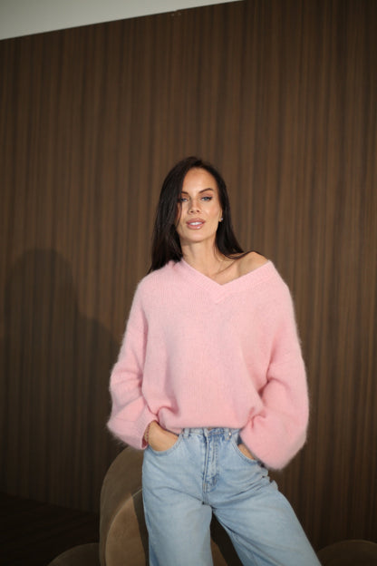 Pull col V pour femmes