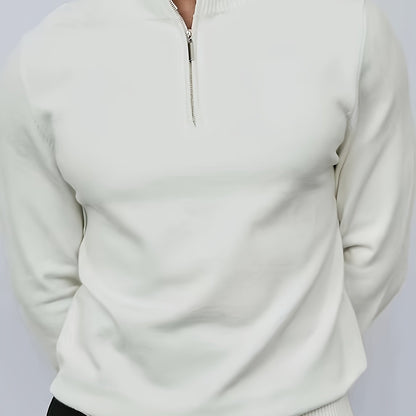 Pull à col zippé pour homme