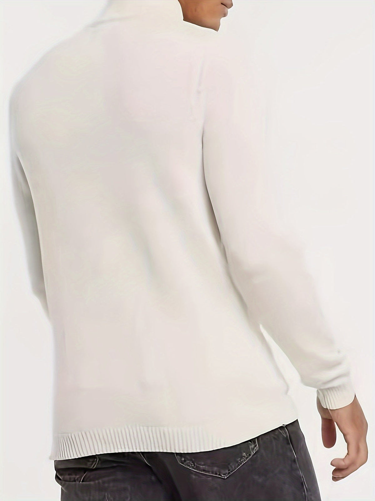 Pull à col zippé pour homme