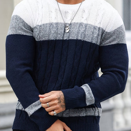 Pull colorblock pour hommes