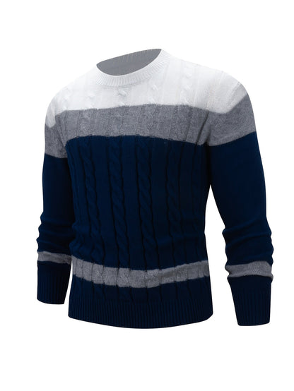 Pull colorblock pour hommes
