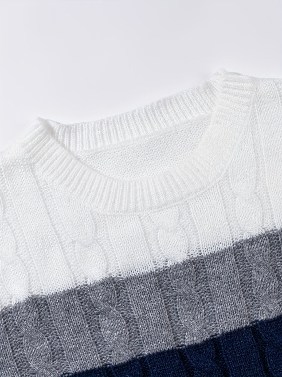 Pull colorblock pour hommes