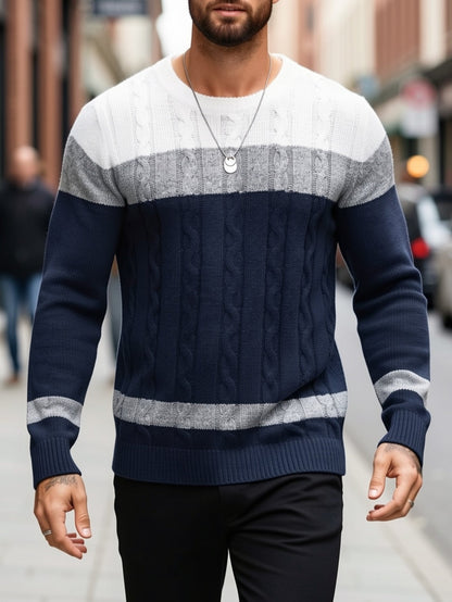 Pull colorblock pour hommes