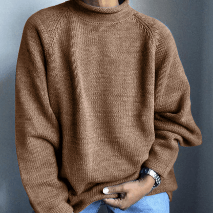Pull Uni avec Coupe Ajustée pour Hommes | Idéal pour l’Automne et l’Hiver