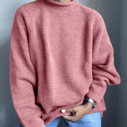 Pull Uni avec Coupe Ajustée pour Hommes | Idéal pour l’Automne et l’Hiver