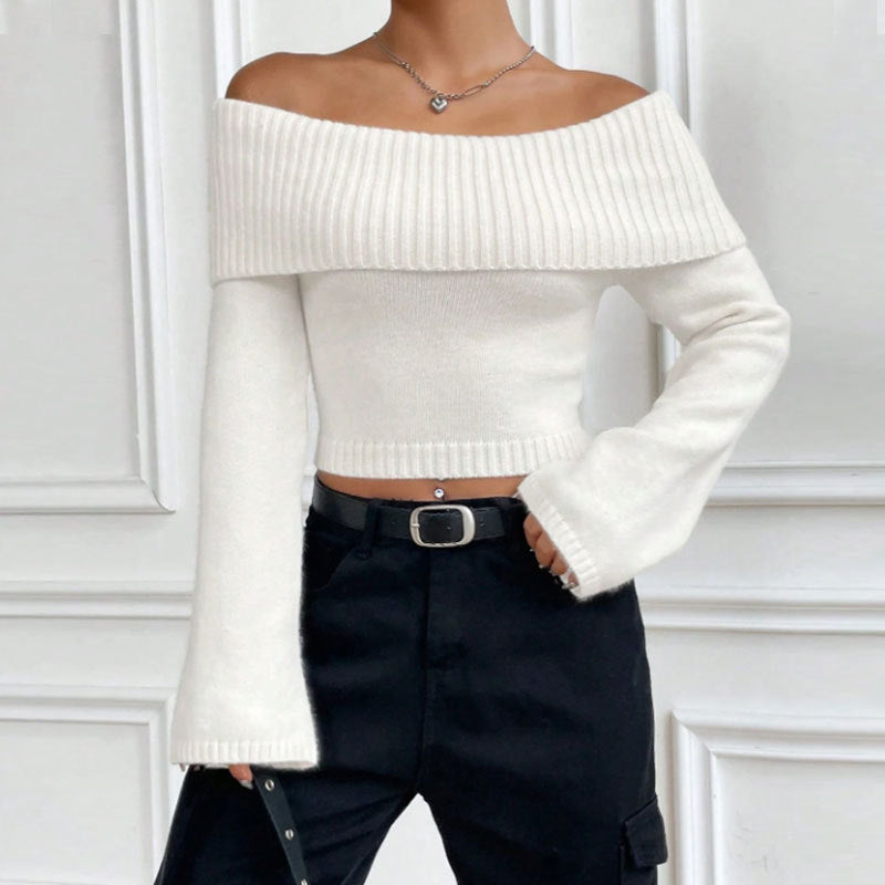 Pull épaules dénudées pour femmes
