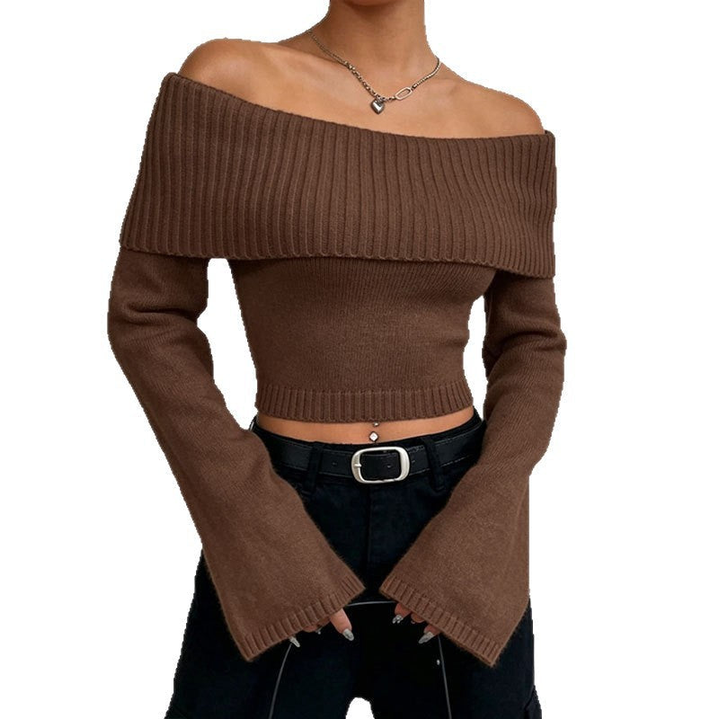 Pull épaules dénudées pour femmes