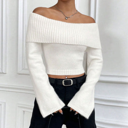 Pull épaules dénudées pour femmes