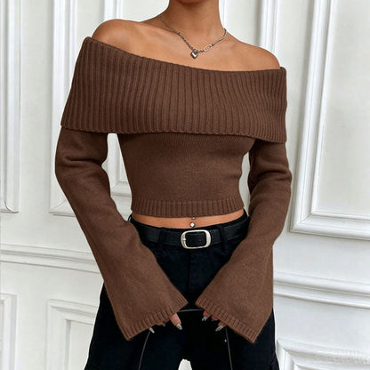 Pull épaules dénudées pour femmes