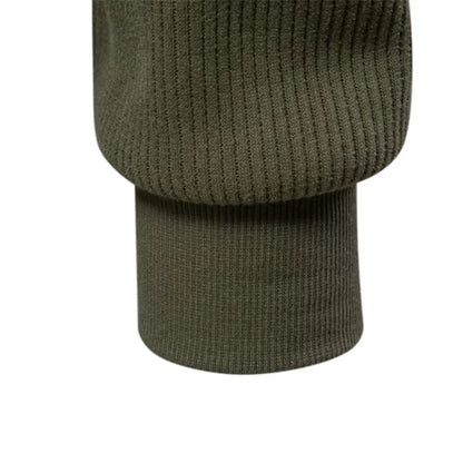 Pull à col montant zippé pour hommes