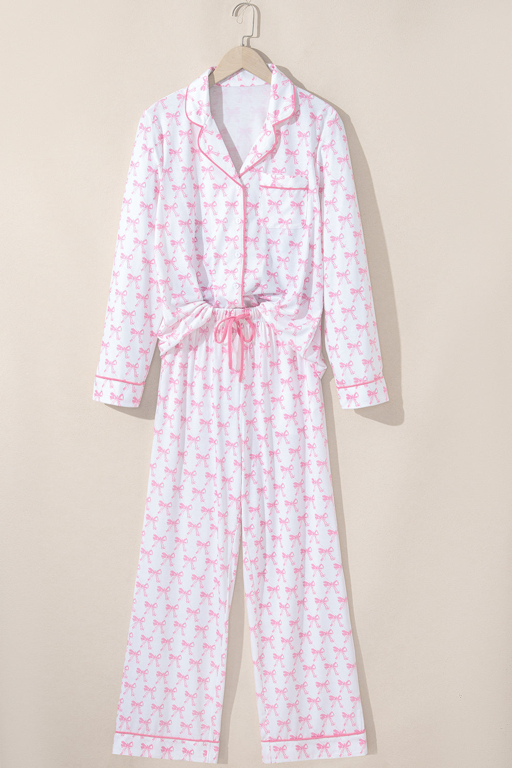 Pyjama à imprimé nœuds pour femmes