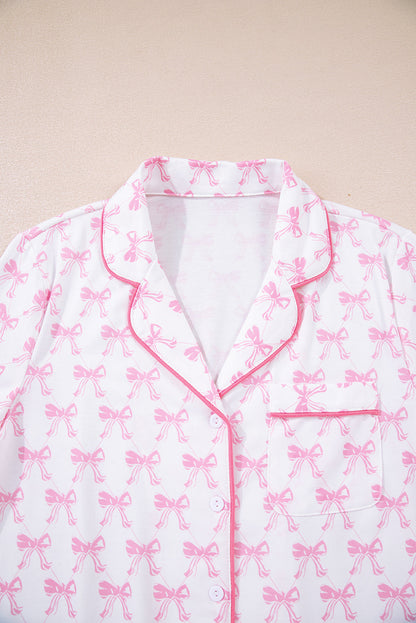 Pyjama à imprimé nœuds pour femmes