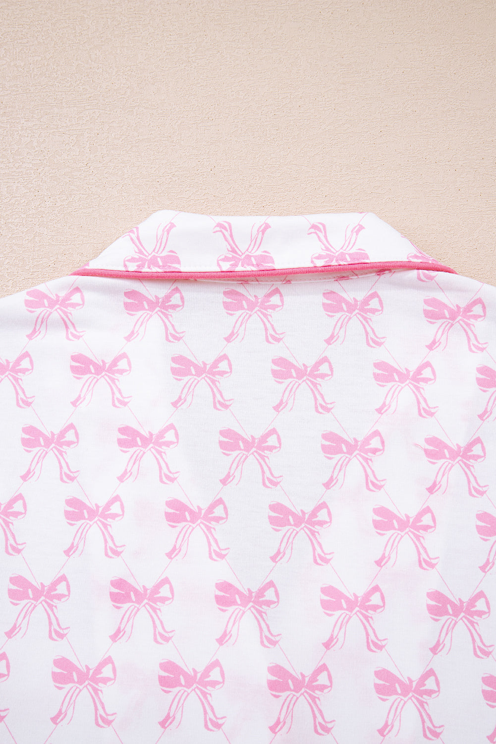 Pyjama à imprimé nœuds pour femmes
