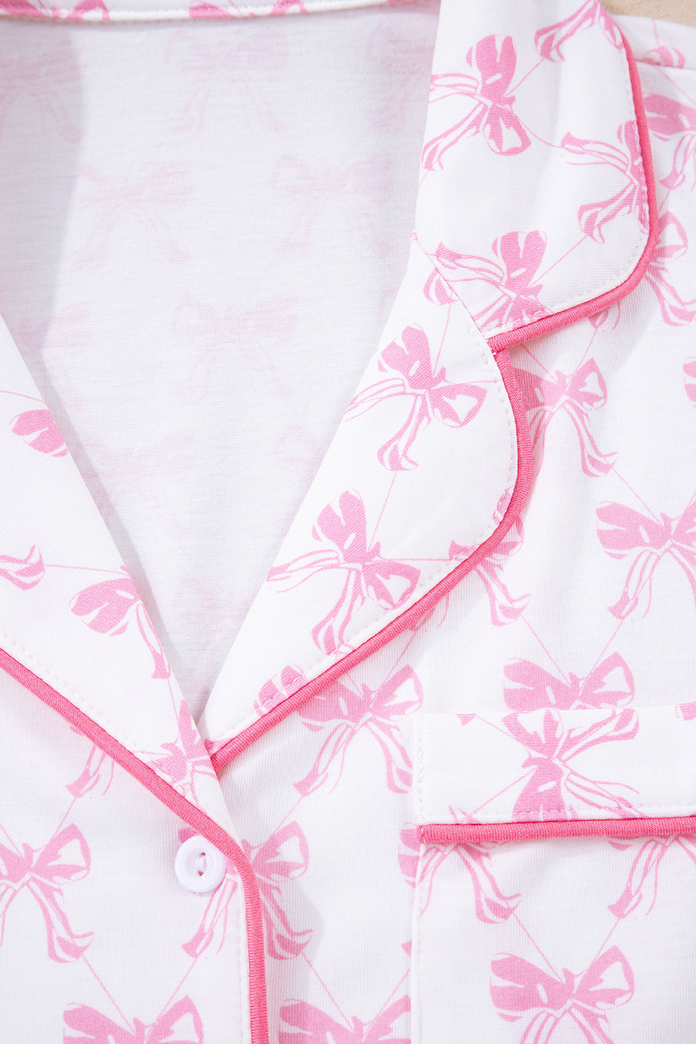 Pyjama à imprimé nœuds pour femmes