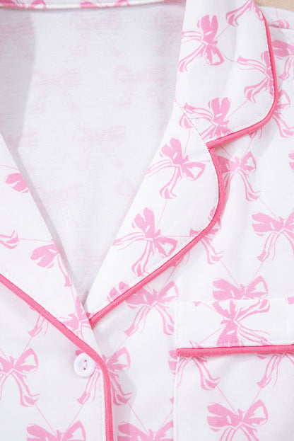 Pyjama à imprimé nœuds pour femmes
