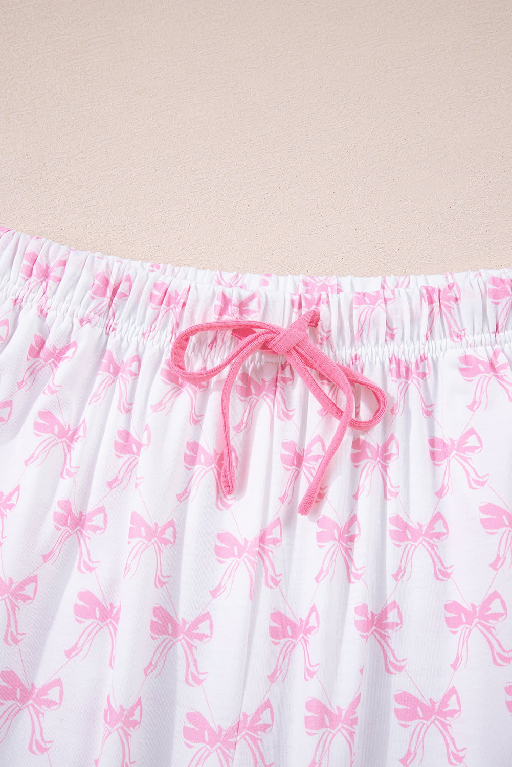 Pyjama à imprimé nœuds pour femmes