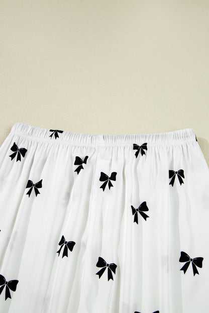 Pyjama à imprimé nœuds pour femmes