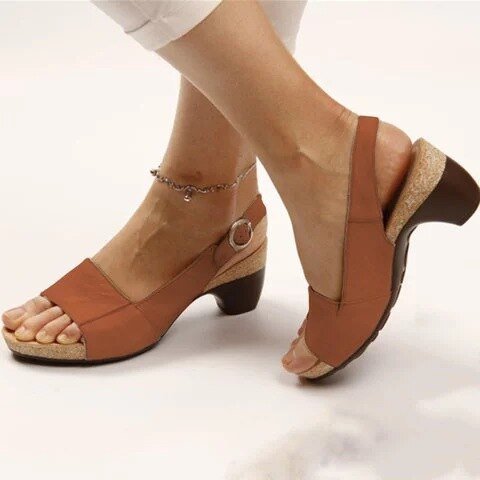 Sandales Avec Design Flexible Et Semelle Rembourrée Pour Femme | Idéal Pour L’été